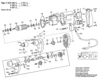 Bosch 0 601 112 009  Drill 42 V / Eu Spare Parts